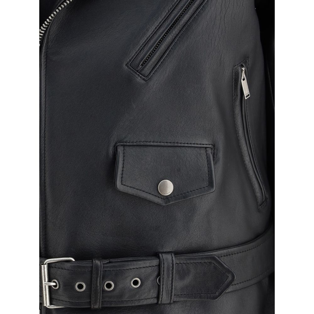Saint Laurent Leather Jacket -   -  Saint Laurent.