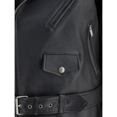 Saint Laurent Leather Jacket -   -  Saint Laurent.