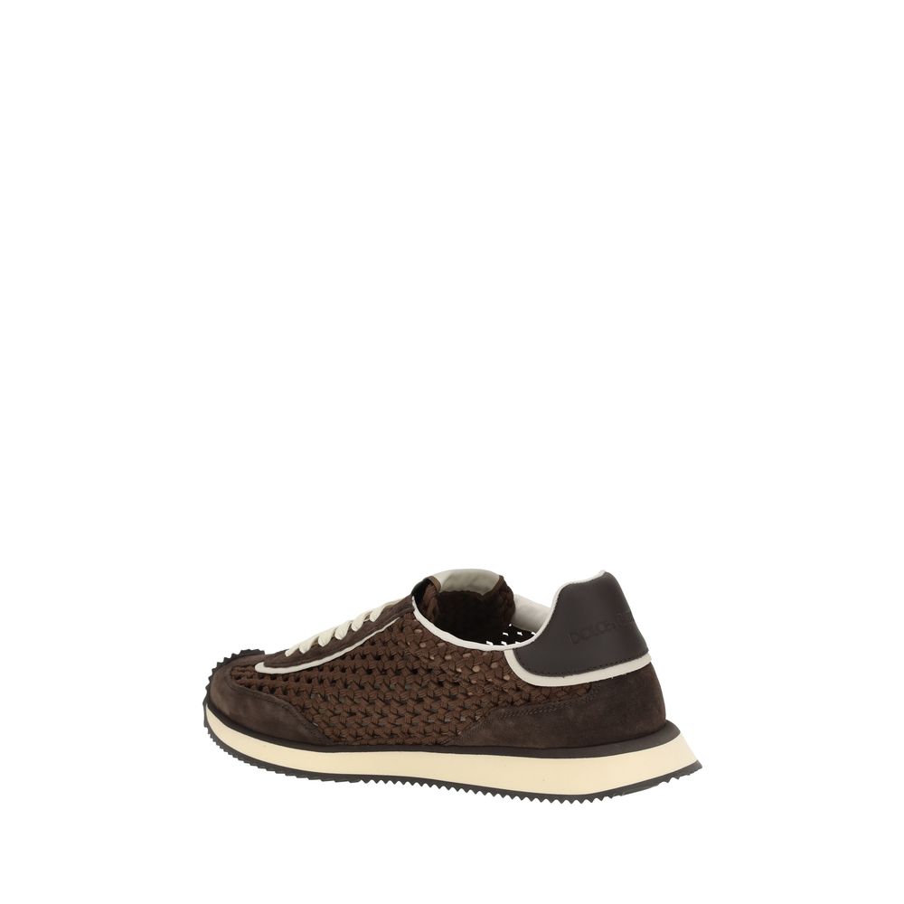 Dolce & Gabbana Woven design Sneakers -   -  Dolce & Gabbana.