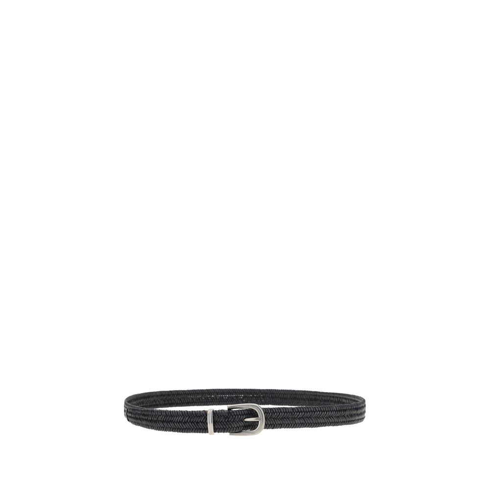 Brunello Cucinelli Braided stretch leather Belt -   -  Brunello Cucinelli.