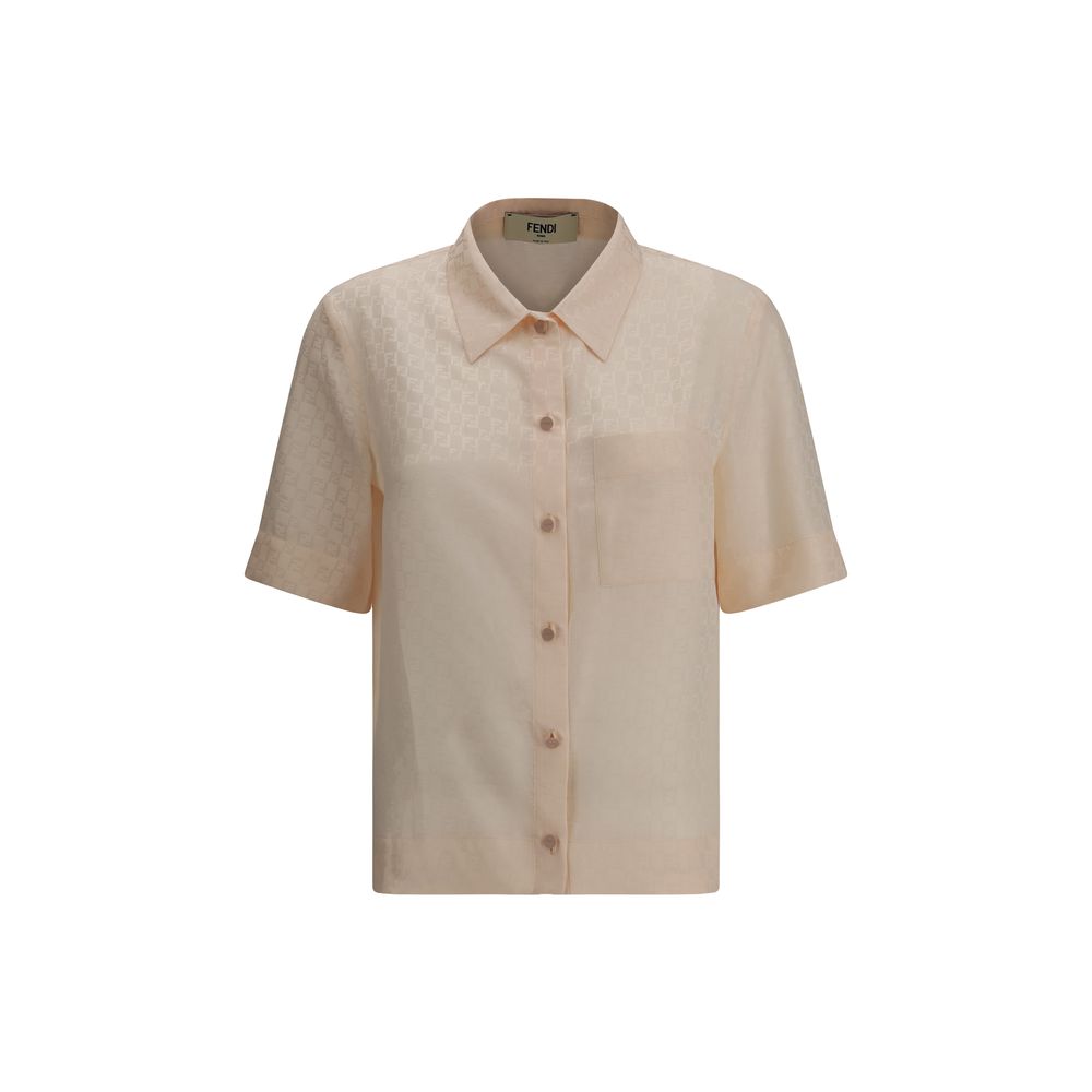 Fendi FF pattern Silk Shirt -   -  Fendi.