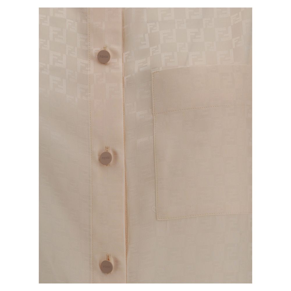 Fendi FF pattern Silk Shirt -   -  Fendi.