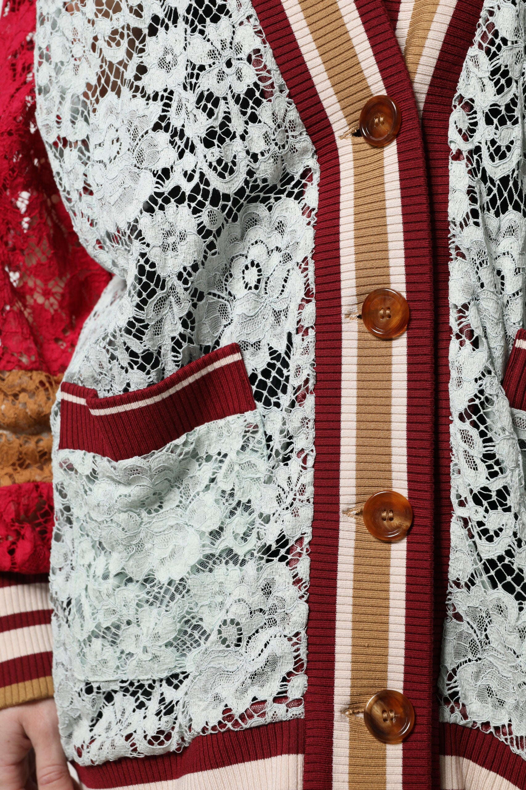 Dolce & Gabbana Multicolor Floral Lace Cardigan Sweater -   -  Dolce & Gabbana.