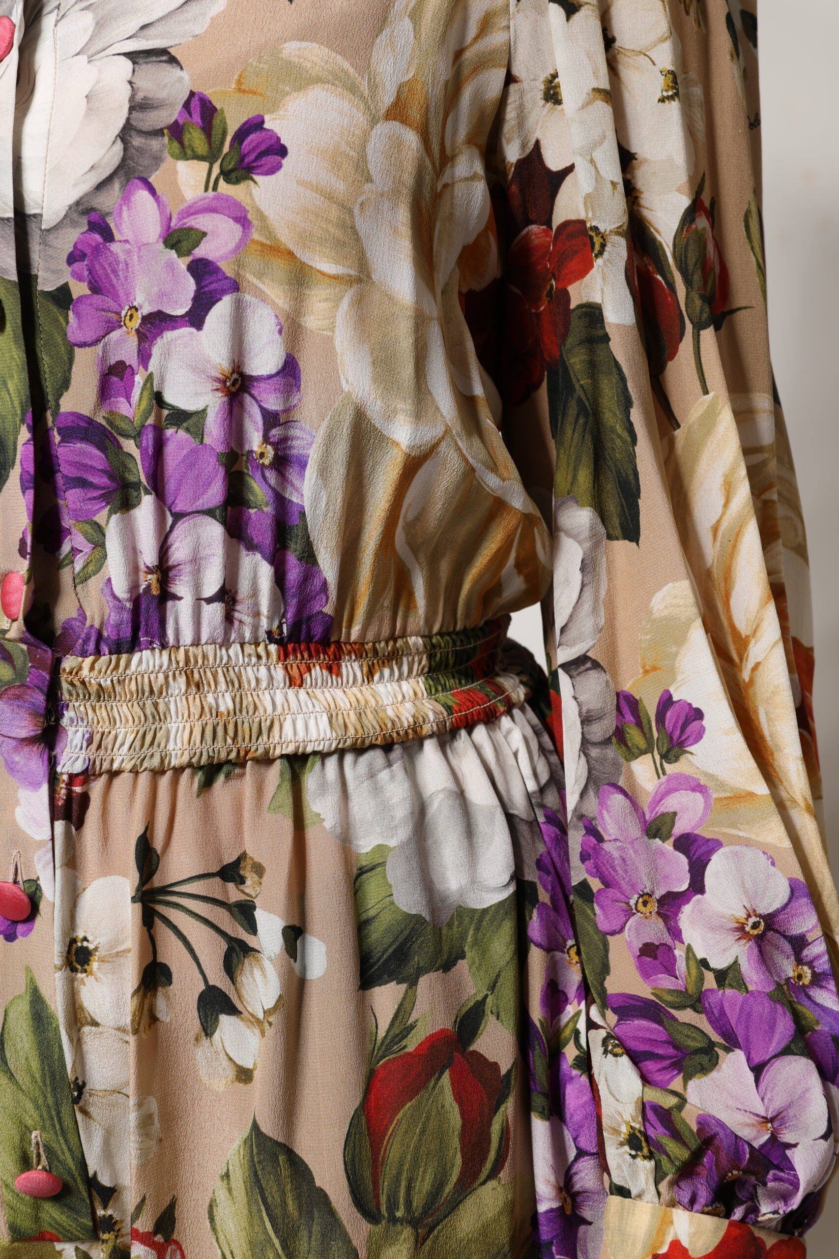 Dolce & Gabbana Multicolor Floral Wide Leg Jumpsuit Dress -   -  Dolce & Gabbana.