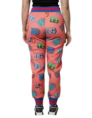 Dolce & Gabbana Pink Logo Monogram Jogger Sweatpants Pants -   -  Dolce & Gabbana.