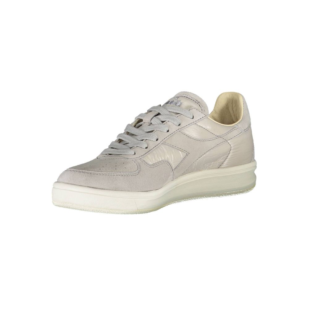 Diadora Gray Leather Women Sneaker -   -  Diadora.