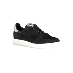 Diadora Black Leather Women Sneaker -   -  Diadora.
