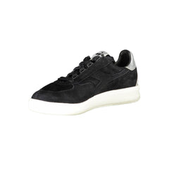 Diadora Black Leather Women Sneaker -   -  Diadora.