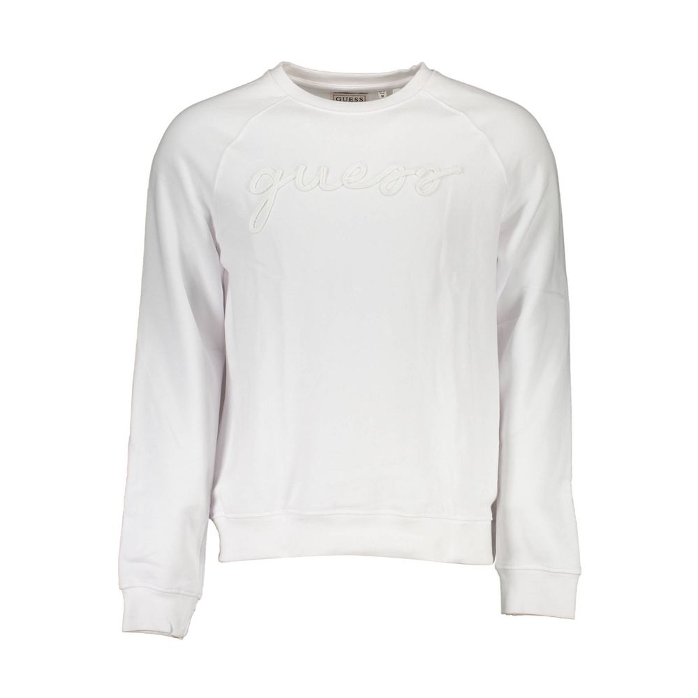 Guess Jeans White Cotton Unisex Sweatshirt -   -  Guess Jeans.