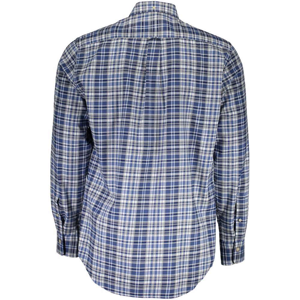 Gant Blue Cotton Men Shirt -   -  Gant.