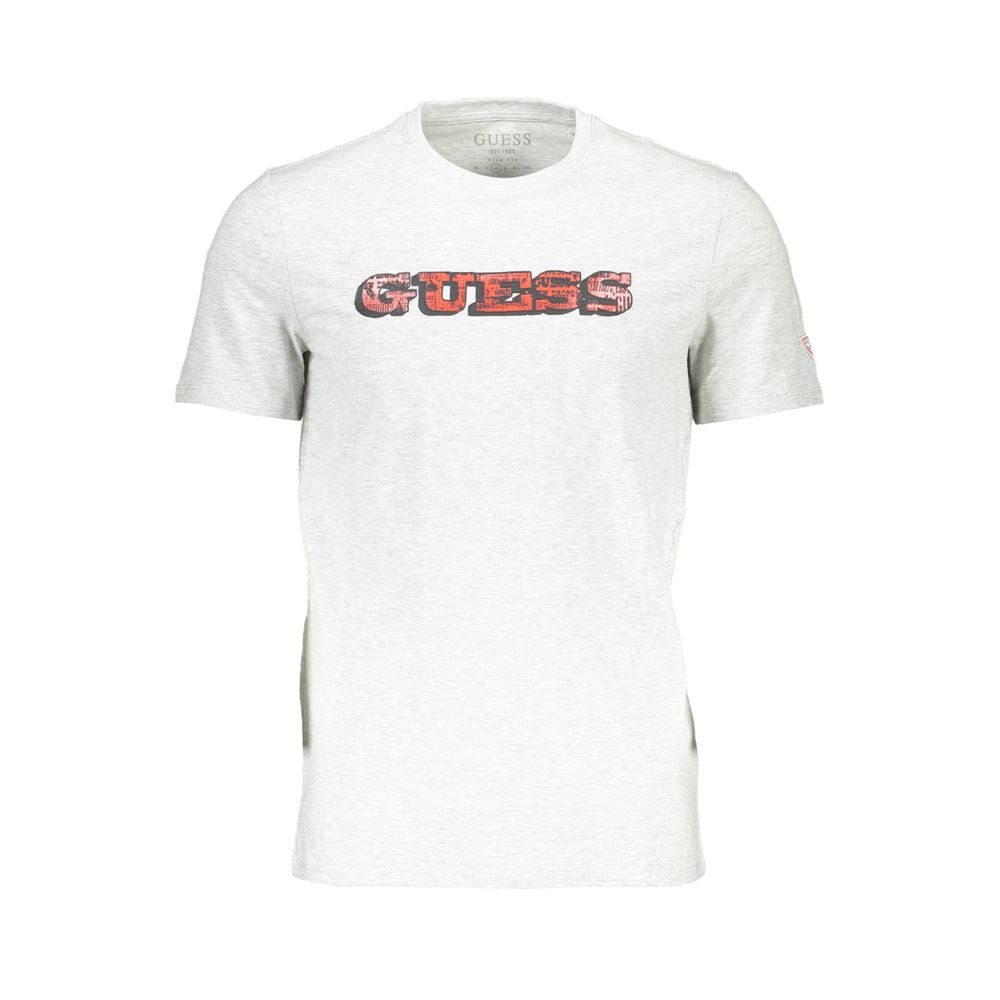 Guess Jeans Gray Cotton Men T-Shirt -   -  Guess Jeans.