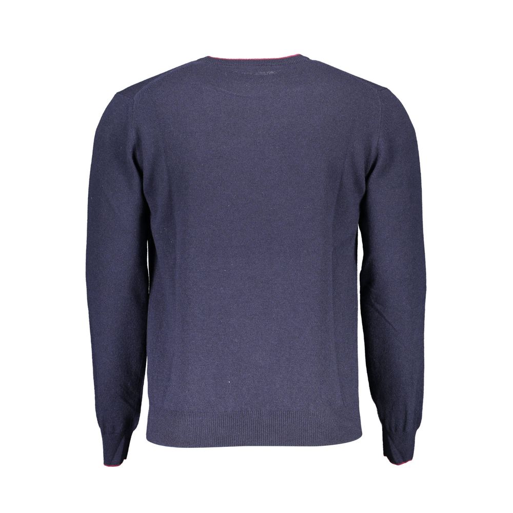 Harmont & Blaine Blue Wool Men Sweater -   -  Harmont & Blaine.