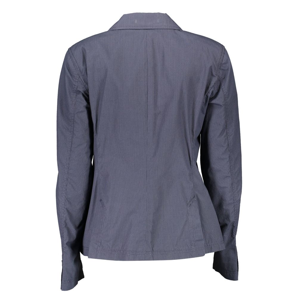 Gant Blue Cotton Women Jacket -   -  Gant.