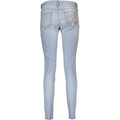 Just Cavalli Light Blue Cotton Women Jeans -   -  Just Cavalli.