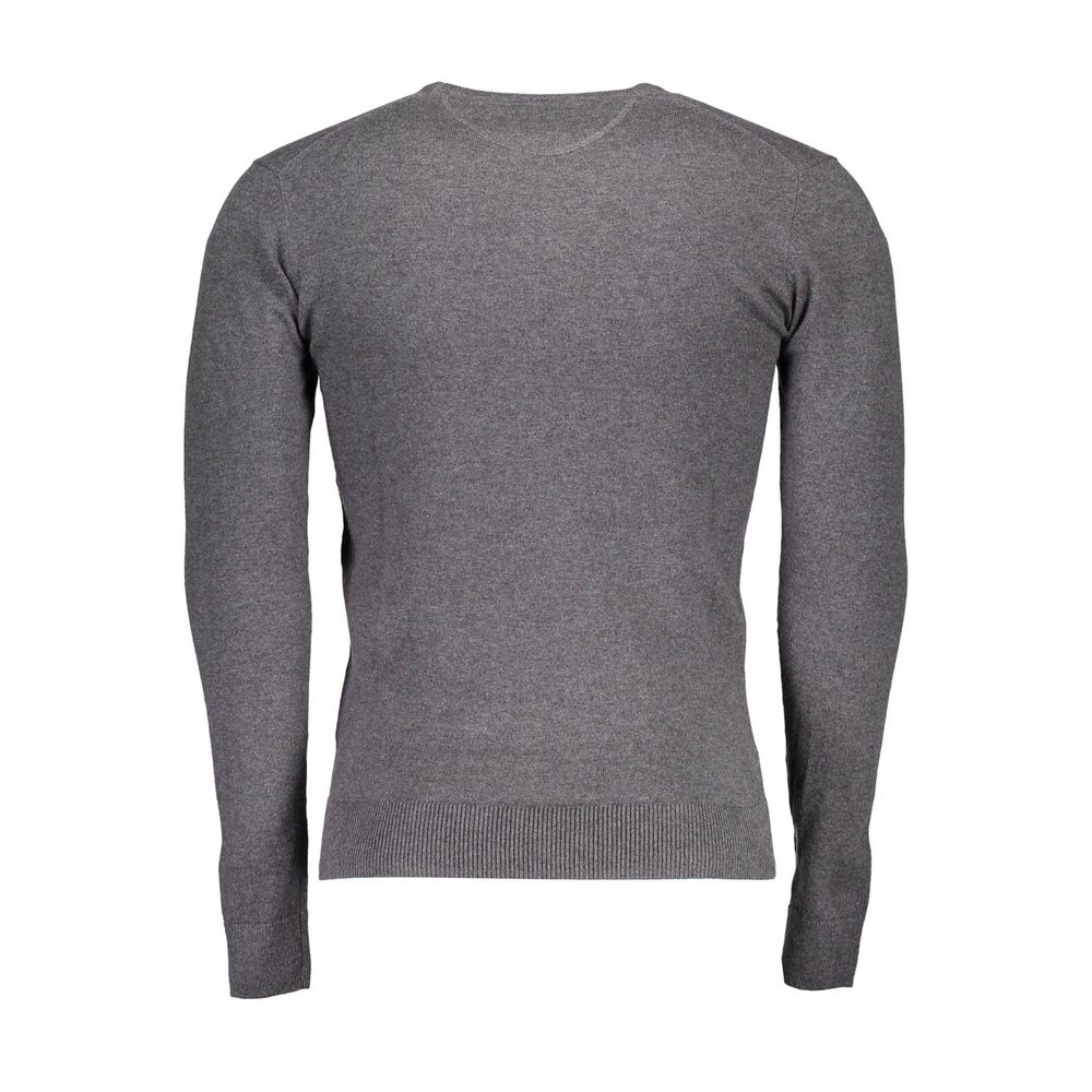 U.S. POLO ASSN. Gray Cotton Men Sweater -   -  U.S. POLO ASSN..