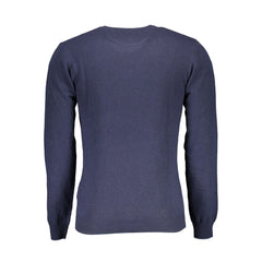 U.S. POLO ASSN. Blue Wool Men Sweater -   -  U.S. POLO ASSN..