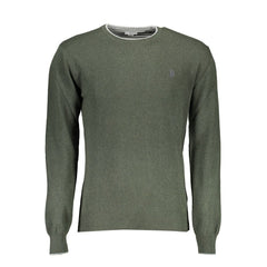 U.S. POLO ASSN. Green Wool Men Sweater -   -  U.S. POLO ASSN..