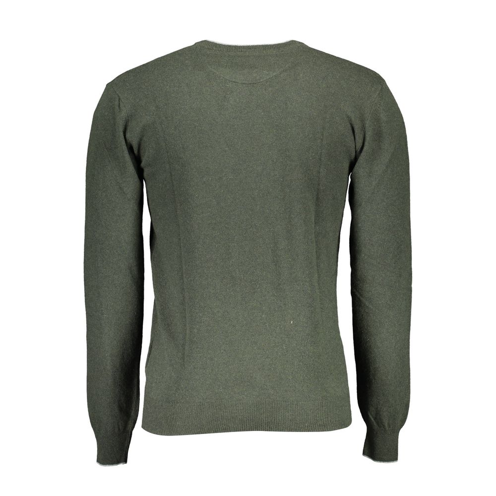 U.S. POLO ASSN. Green Wool Men Sweater -   -  U.S. POLO ASSN..