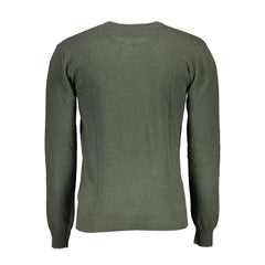 U.S. POLO ASSN. Green Wool Men Sweater -   -  U.S. POLO ASSN..