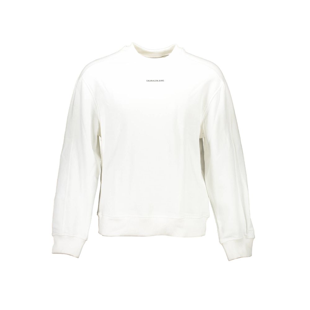 Calvin Klein White Cotton Unisex Sweatshirt -   -  Calvin Klein.