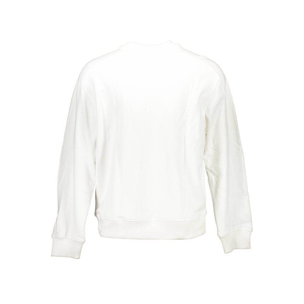 Calvin Klein White Cotton Unisex Sweatshirt -   -  Calvin Klein.