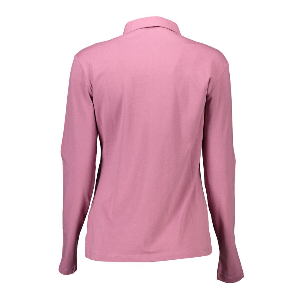 U.S. POLO ASSN. Pink Cotton Women Polo Shirt -   -  U.S. POLO ASSN..