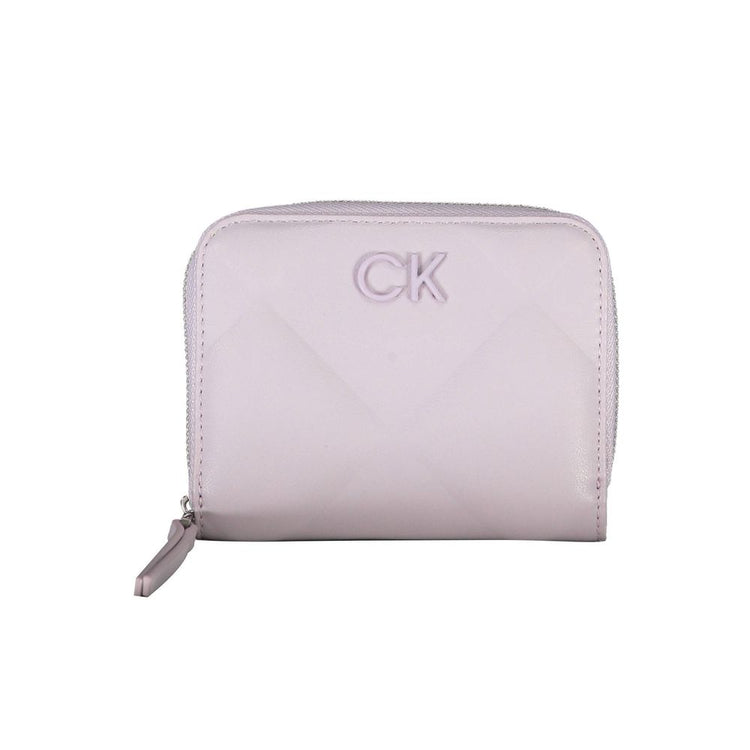 Calvin Klein - Sleek Quilted Zip-Around Wallet with RFID Protection - Purple