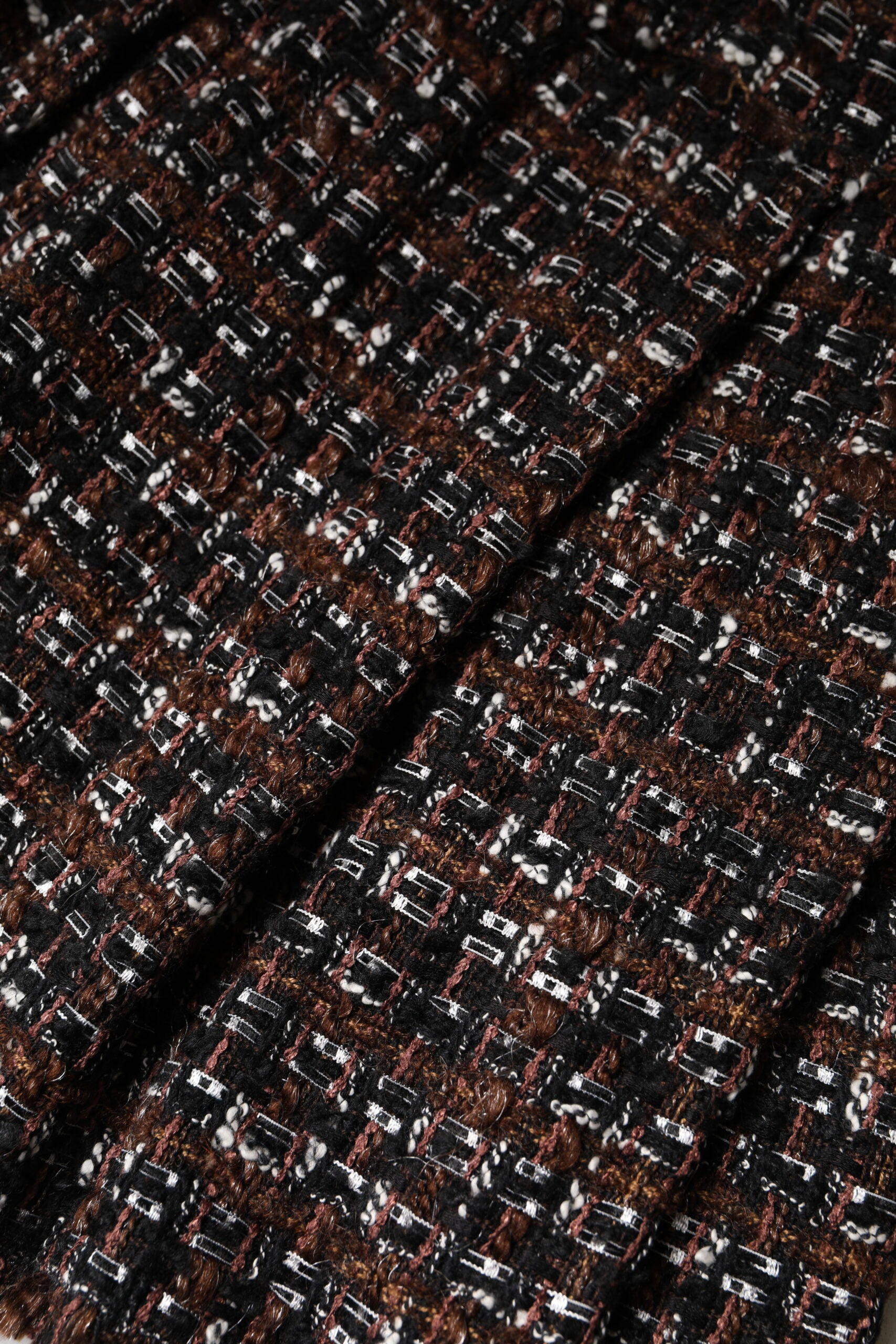 Dolce & Gabbana Multicolor High Waist Tartan Tweed Mini Skirt -   -  Dolce & Gabbana.