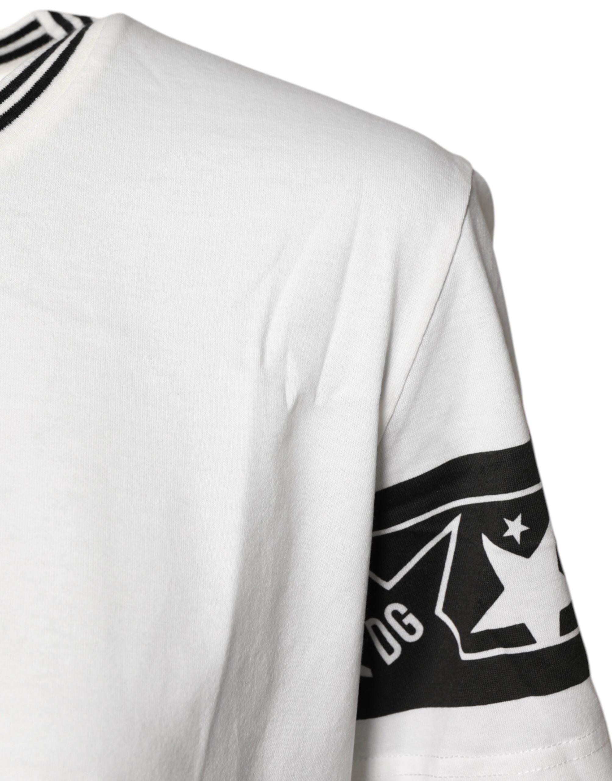 Dolce & Gabbana White #DGMillennials Cotton Crewneck T-shirt -   -  Dolce & Gabbana.