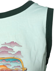 Dolce & Gabbana Light Green Graphic Print Sleeveless Tank T-shirt -   -  Dolce & Gabbana.