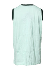 Dolce & Gabbana Light Green Graphic Print Sleeveless Tank T-shirt -   -  Dolce & Gabbana.
