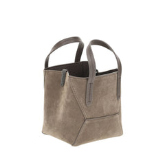 Brunello Cucinelli Suede Shoulder Bag -   -  Brunello Cucinelli.