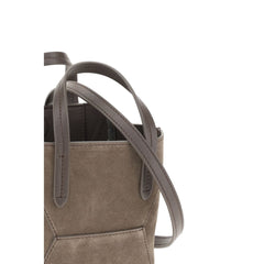 Brunello Cucinelli Suede Shoulder Bag -   -  Brunello Cucinelli.