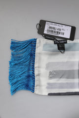 Dolce & Gabbana Multicolor Stripes Silk Fringes Neck Foulard Scarf -   -  Dolce & Gabbana.