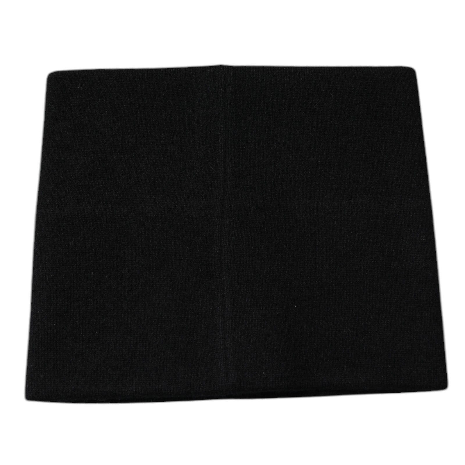 Dolce & Gabbana Black Cashmere DG Logo Square Handkerchief Scarf -   -  Dolce & Gabbana.