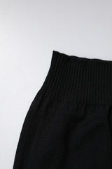 Dolce & Gabbana Black Cashmere Knitted Neck Warmer Foulard Scarf -   -  Dolce & Gabbana.