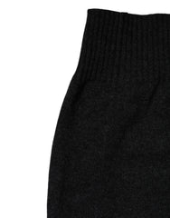 Dolce & Gabbana Black Cashmere Knitted Neck Warmer Foulard Scarf -   -  Dolce & Gabbana.