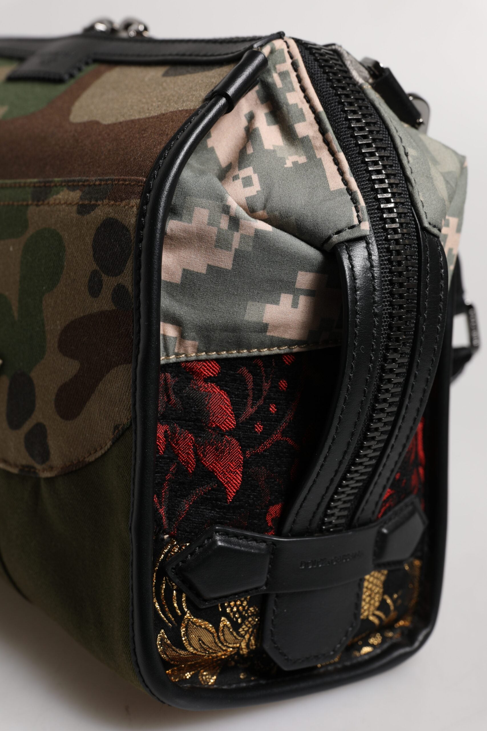 Dolce & Gabbana Multicolor Camouflage Patchwork Crossbody Bag -   -  Dolce & Gabbana.