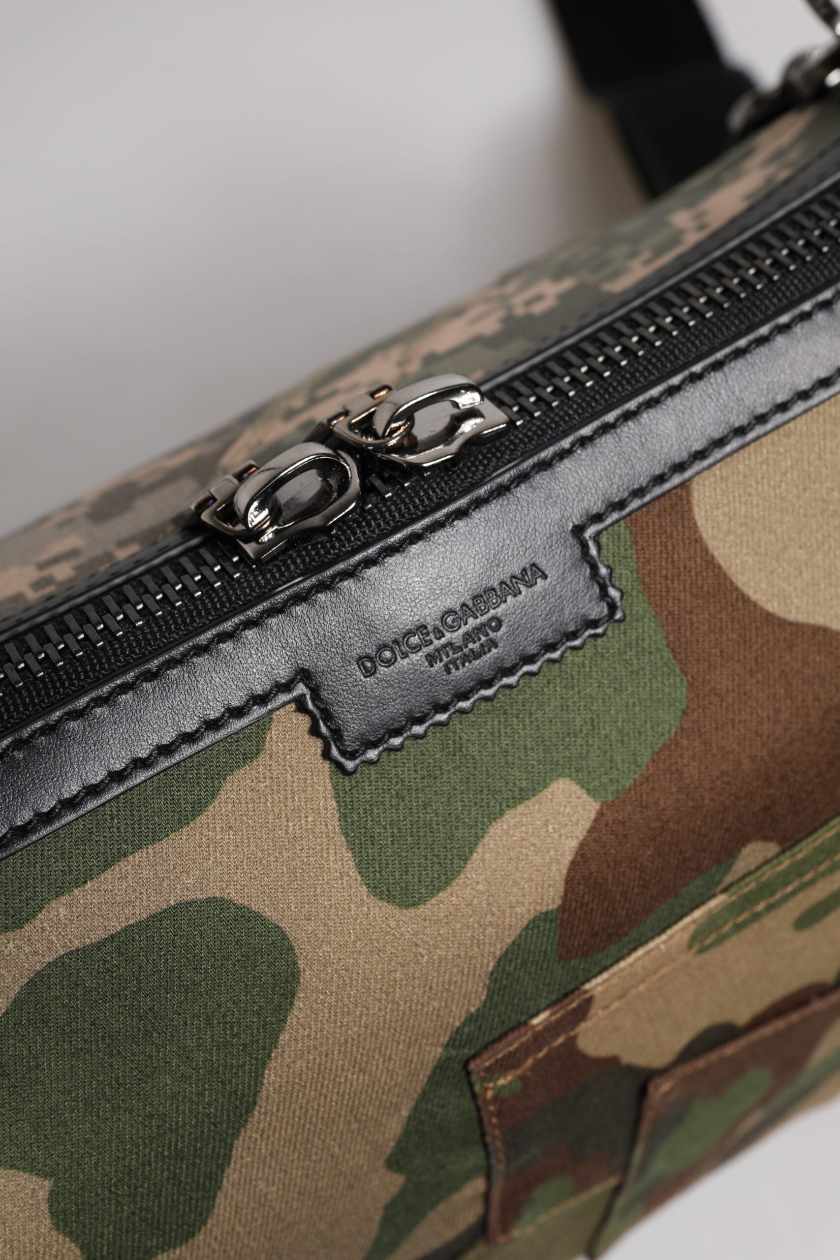 Dolce & Gabbana Multicolor Camouflage Patchwork Crossbody Bag -   -  Dolce & Gabbana.