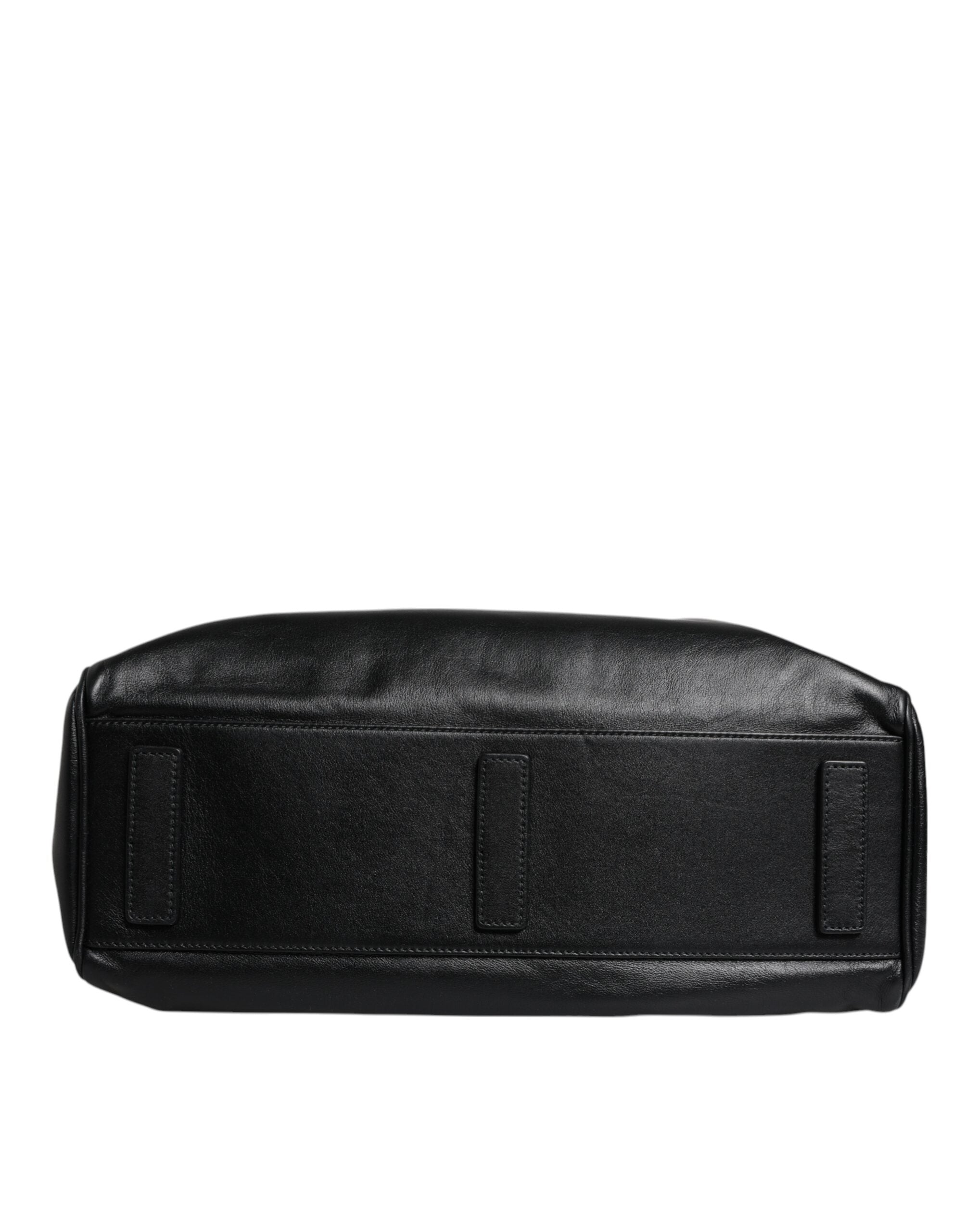 Dolce & Gabbana Black Leather Messenger Shoulder Strap Bag -   -  Dolce & Gabbana.