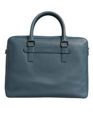 Dolce & Gabbana Blue Logo Double Handle Messenger Briefcase Bag -   -  Dolce & Gabbana.