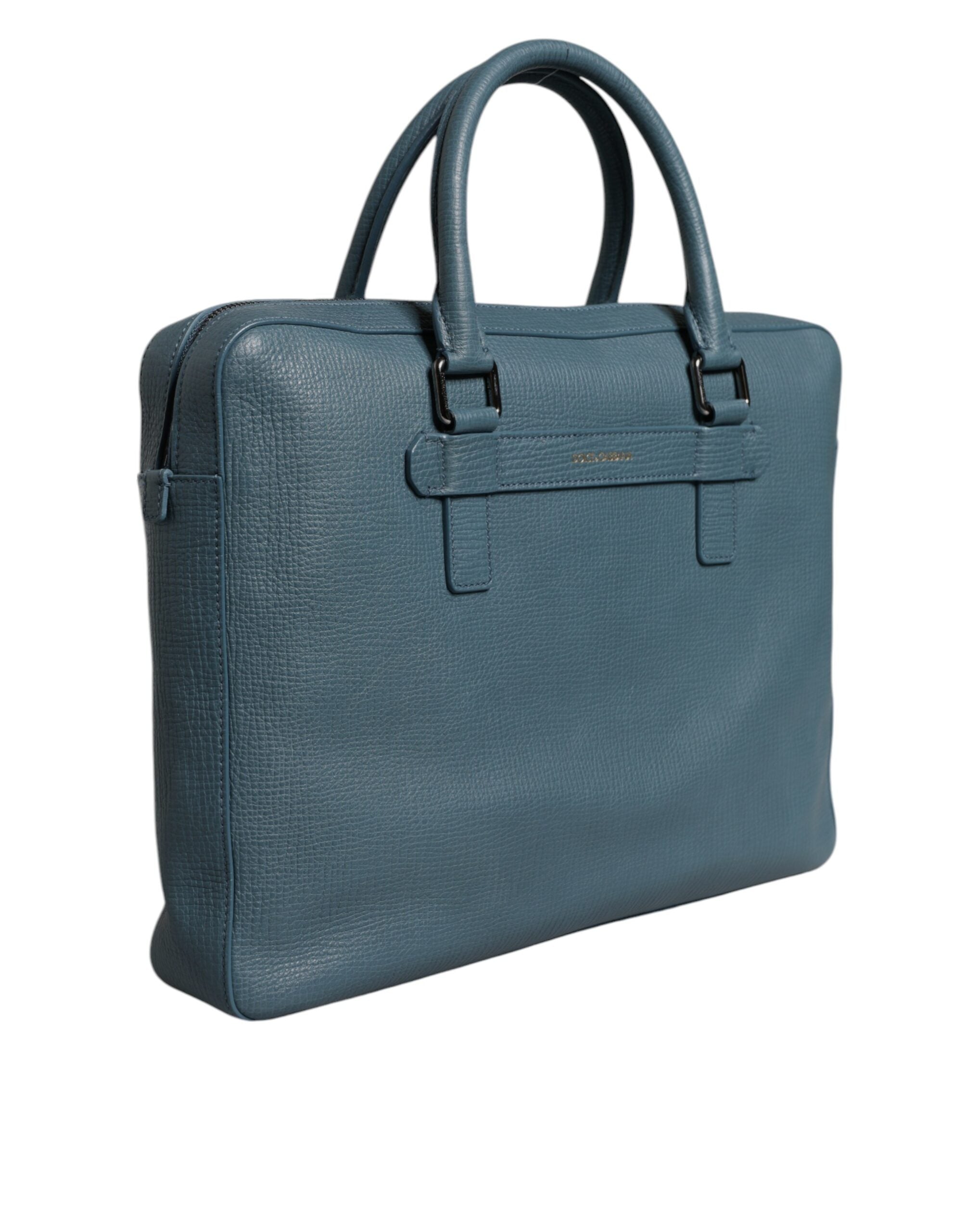 Dolce & Gabbana Blue Logo Double Handle Messenger Briefcase Bag -   -  Dolce & Gabbana.