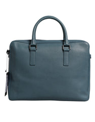 Dolce & Gabbana Blue Logo Double Handle Messenger Briefcase Bag -   -  Dolce & Gabbana.