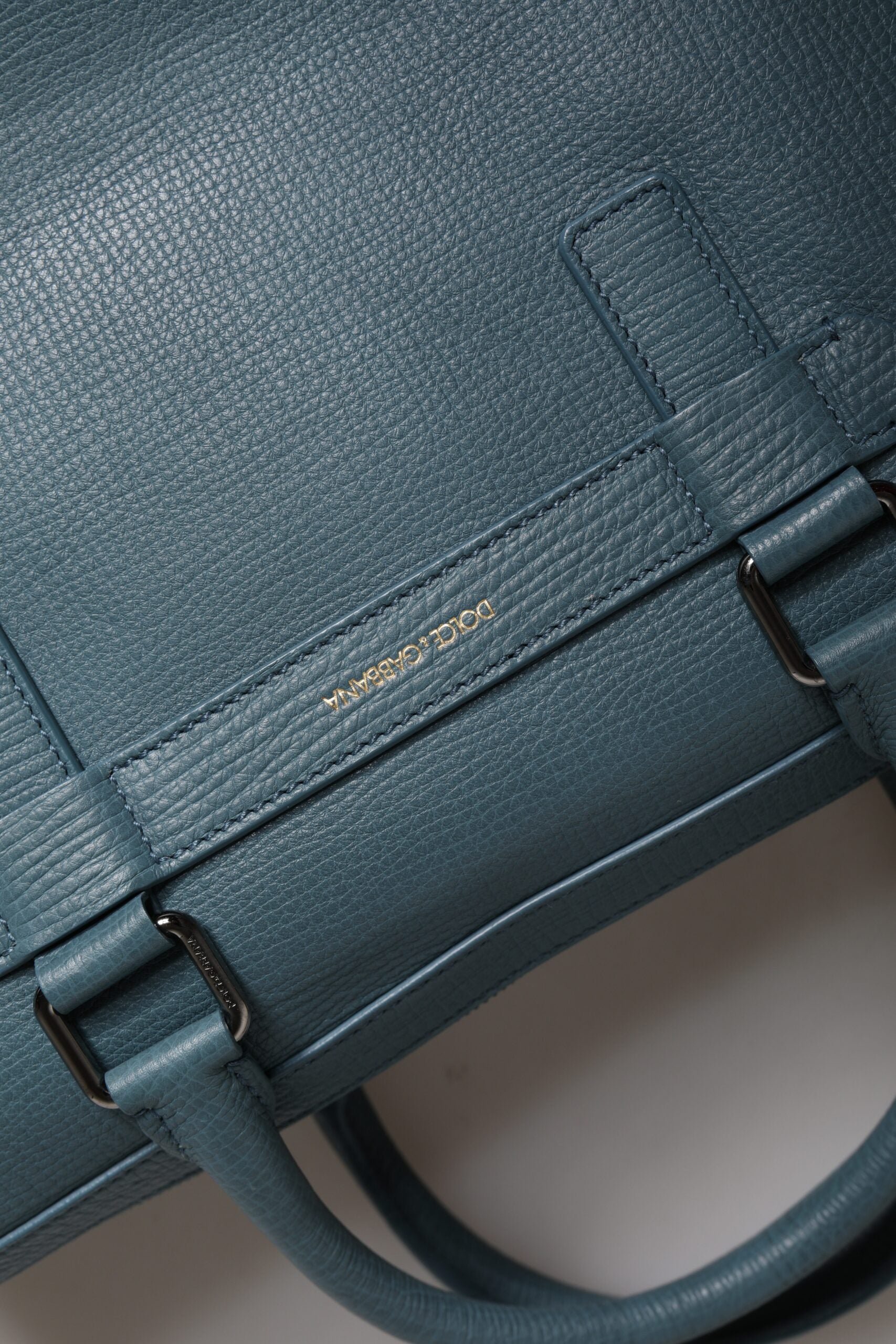 Dolce & Gabbana Blue Logo Double Handle Messenger Briefcase Bag -   -  Dolce & Gabbana.