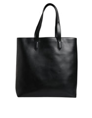Dolce & Gabbana Black Calf Leather Shopping Tote Shoulder Bag -   -  Dolce & Gabbana.