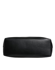 Dolce & Gabbana Black Calf Leather Shopping Tote Shoulder Bag -   -  Dolce & Gabbana.