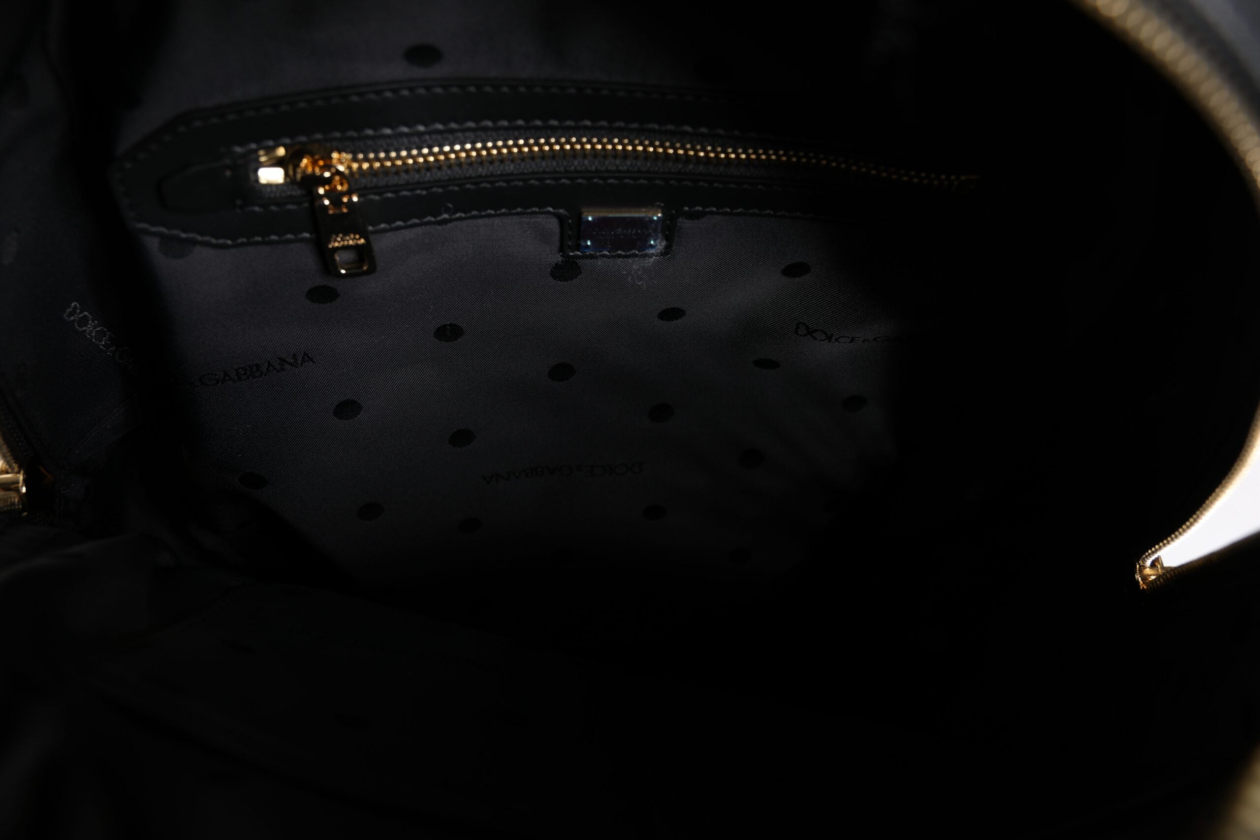 Dolce & Gabbana Black DG Leather Logo Print Travel Back Pack Bag -   -  Dolce & Gabbana.