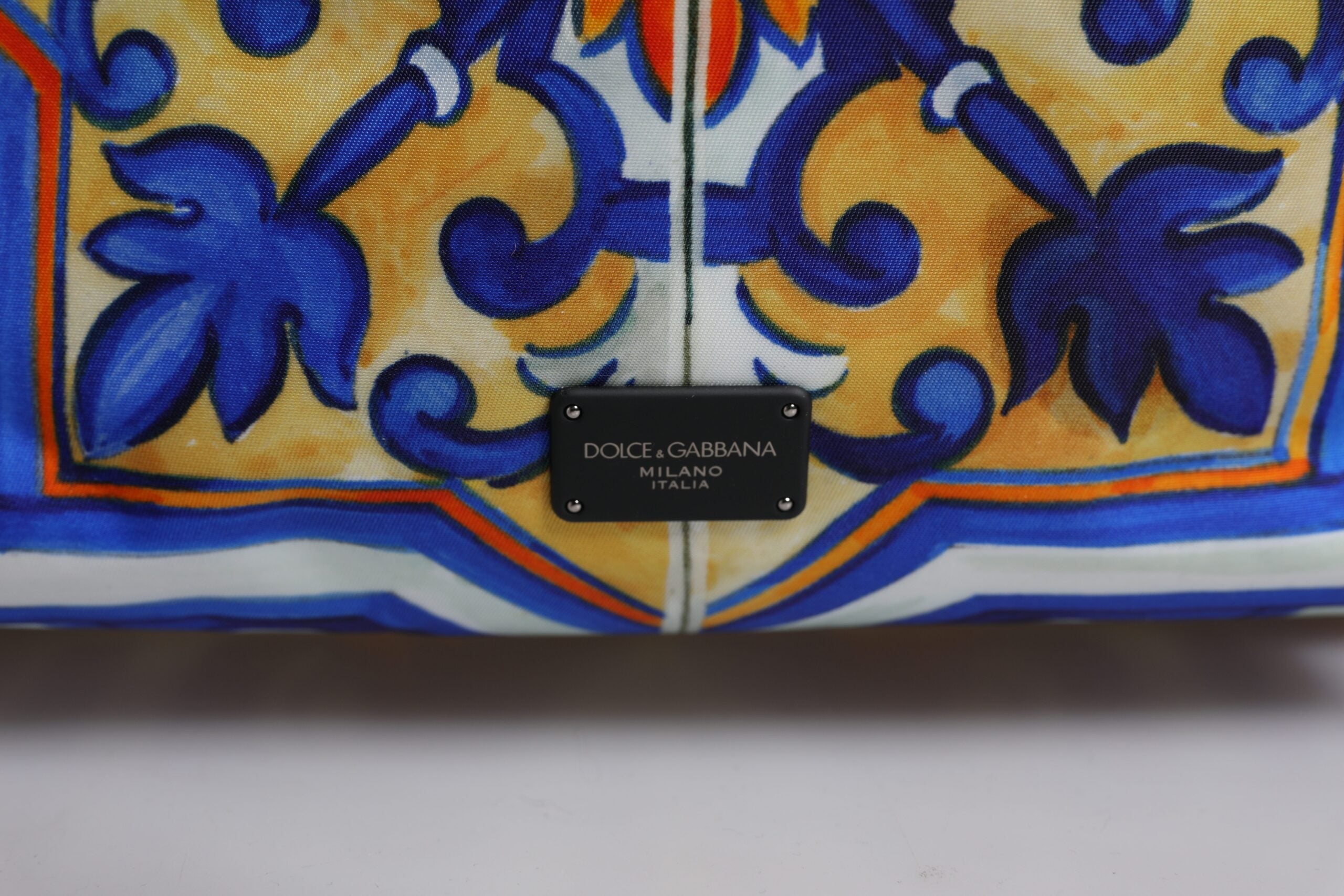 Dolce & Gabbana Multicolor Majolica Print Nylon Travel Backpack Bag -   -  Dolce & Gabbana.