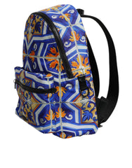 Dolce & Gabbana Multicolor Majolica Print Nylon Travel Backpack Bag -   -  Dolce & Gabbana.