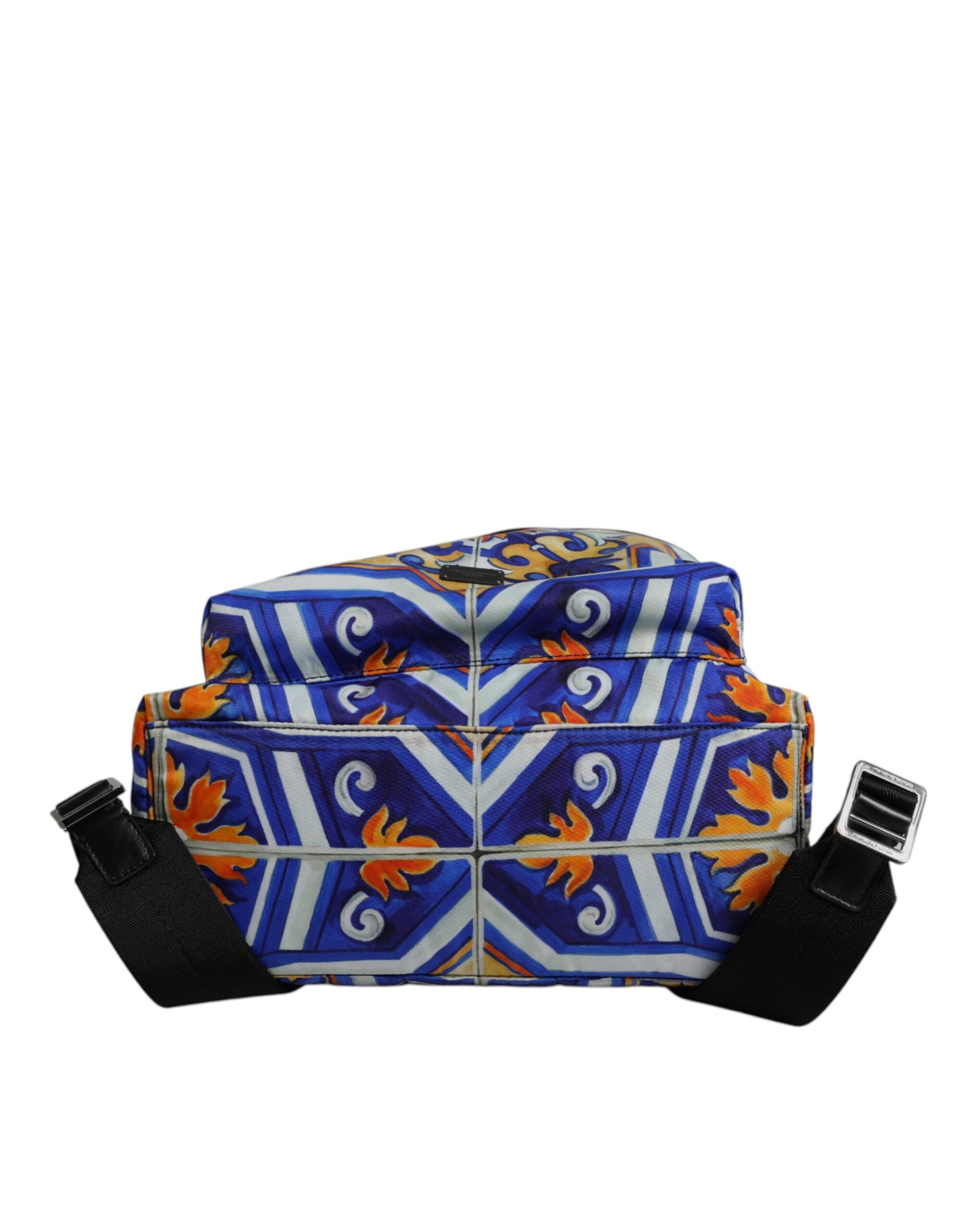 Dolce & Gabbana Multicolor Majolica Print Nylon Travel Backpack Bag -   -  Dolce & Gabbana.